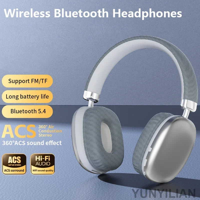 2025 NEW Air Max Bluetooth Earphone Over ear Wireless Headset stereo surround gaming Headphone For Apple Iphone Xiaomi Phone